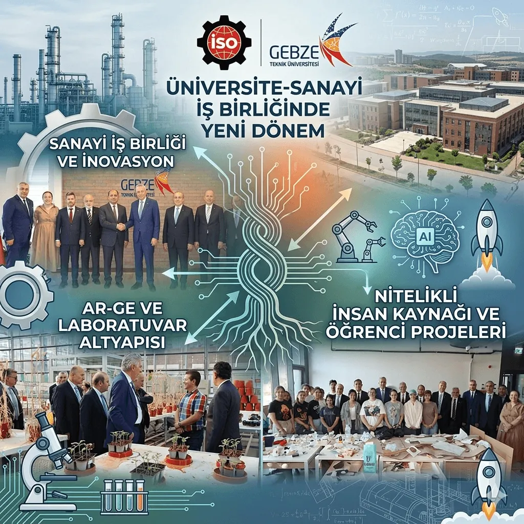 İSO’dan Gebze Teknik Üniversitesi Çıkarması: Üniversite-Sanayi İş Birliğinde Yeni Projeler Gündemde