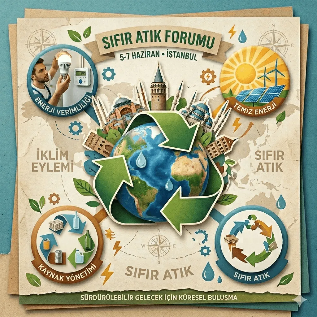 İstanbul Küresel İklim ve Enerji Zirvesine Hazırlanıyor: Sıfır Atık Forumu’nda Dünyanın Gözü Türkiye’de Olacak