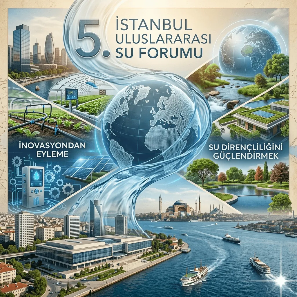İstanbul’da Kritik Zirve Başladı: 5. Uluslararası Su Forumu’nda Küresel Su Krizi ve Çözüm Yol Haritası Masada