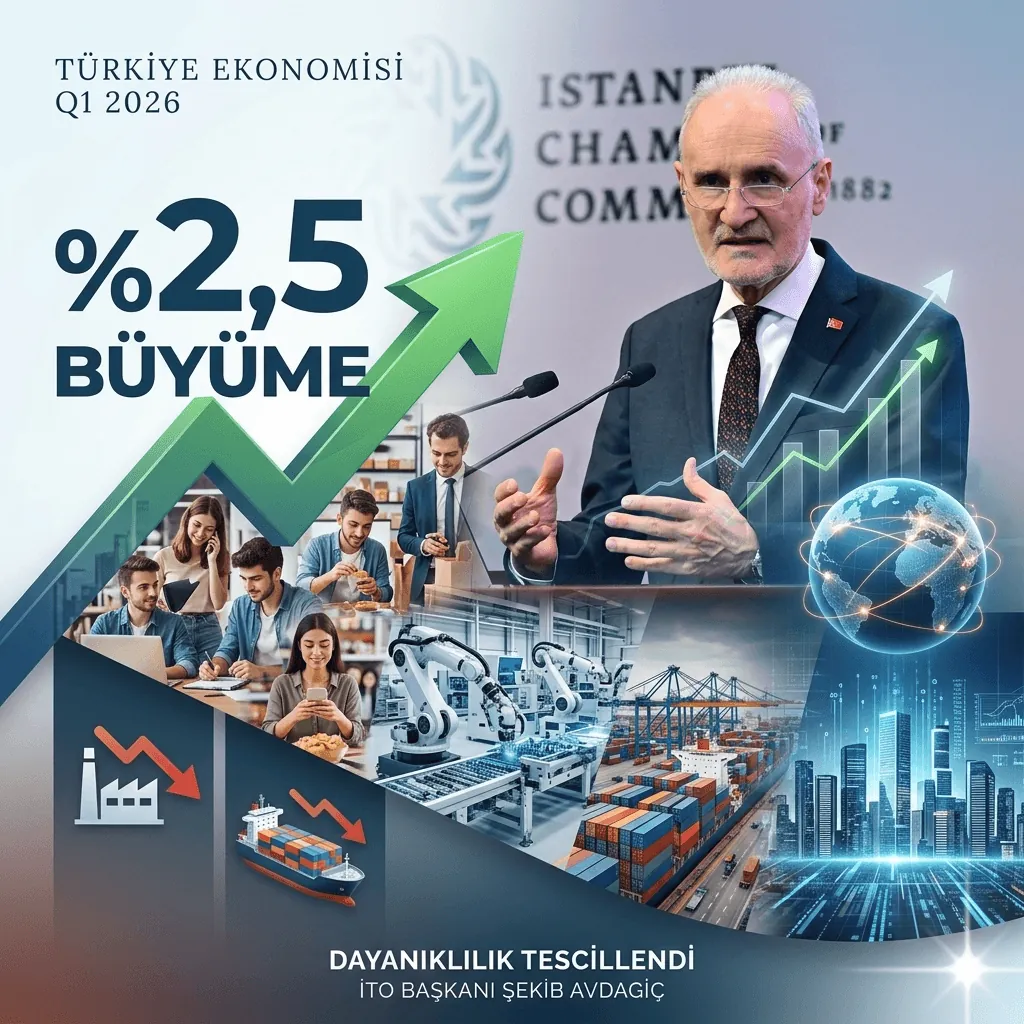 İTO Başkanı Avdagiç’ten 2026 Büyüme Yorumu: “Türk Ekonomisinin Dayanıklılığı Bir Kez Daha Tescillendi”