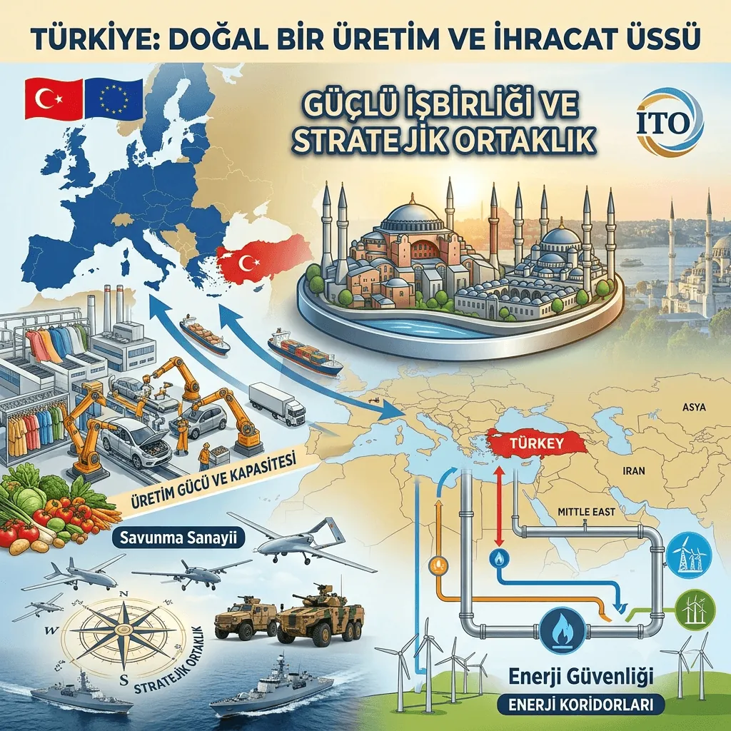 İTO Başkanı Şekib Avdagiç: Avrupa'nın Yeni Üretim Üssü Türkiye Oluyor! Savunma, Enerji ve İhracatta Stratejik Dönem