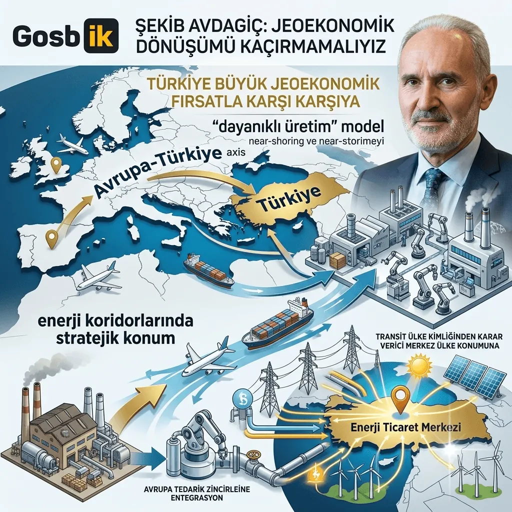 İTO Başkanı Şekib Avdagiç Uyardı: Türkiye’nin Önündeki Büyük Jeoekonomik Fırsat Kaçırılmamalı