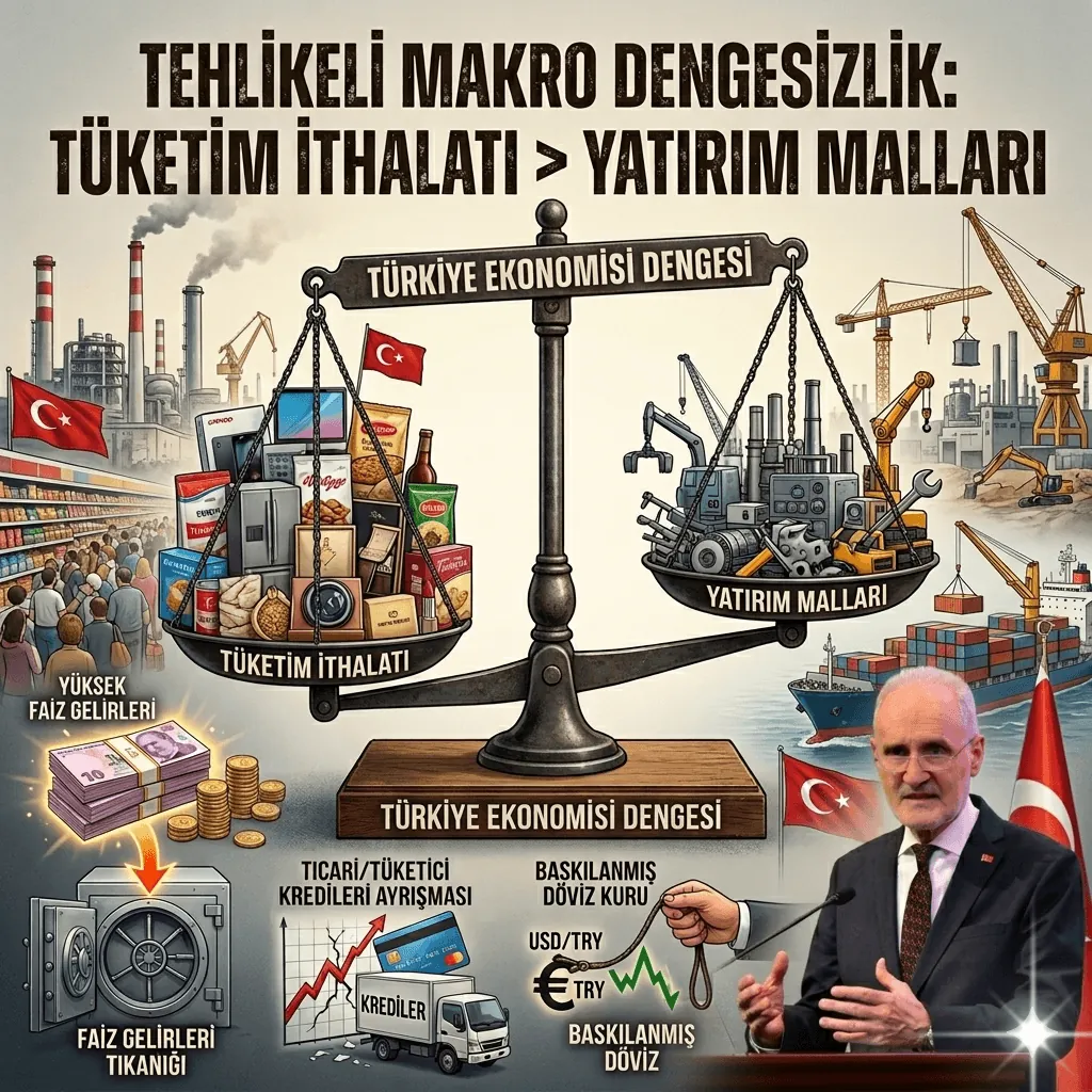 İTO Başkanı Şekib Avdagiç’ten Kritik Uyarı: Tüketim İthalatı İlk Kez Yatırım Mallarını Geçti