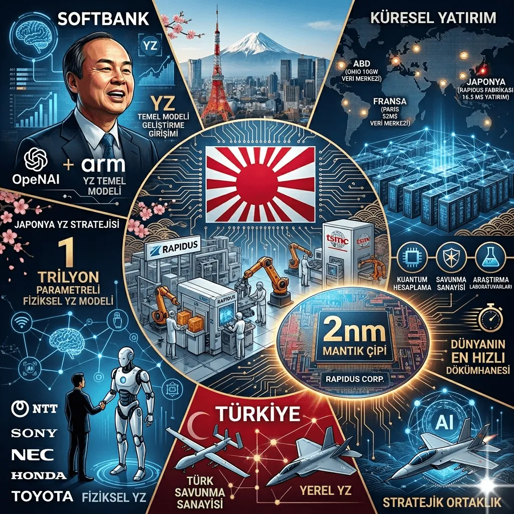 Japonya’dan 16 Milyar Dolarlık Çip Hamlesi: SoftBank ve Rapidus, Yapay Zeka Yarışında TSMC’ye Rakip Oluyor