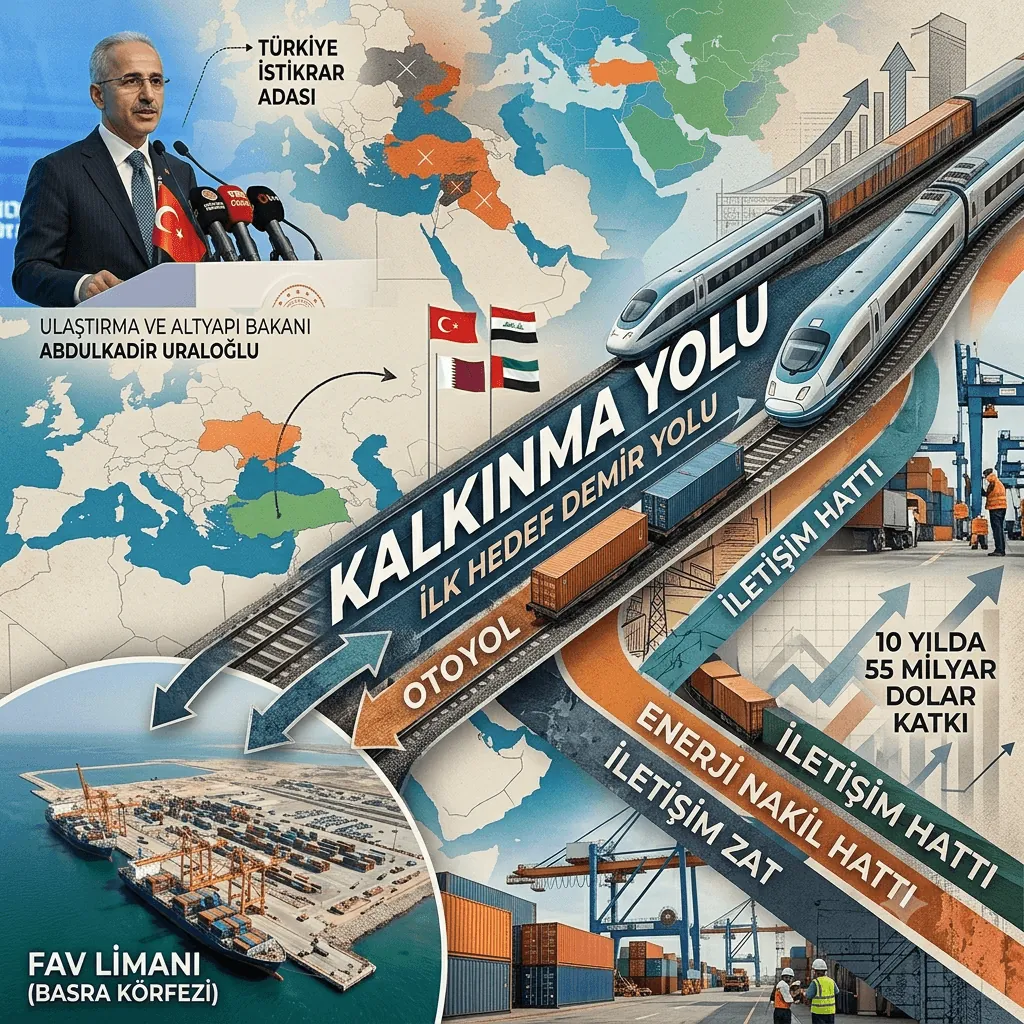 Kalkınma Yolu Projesinde Kritik Aşama: İlk Hedef Demir Yolu Hattı