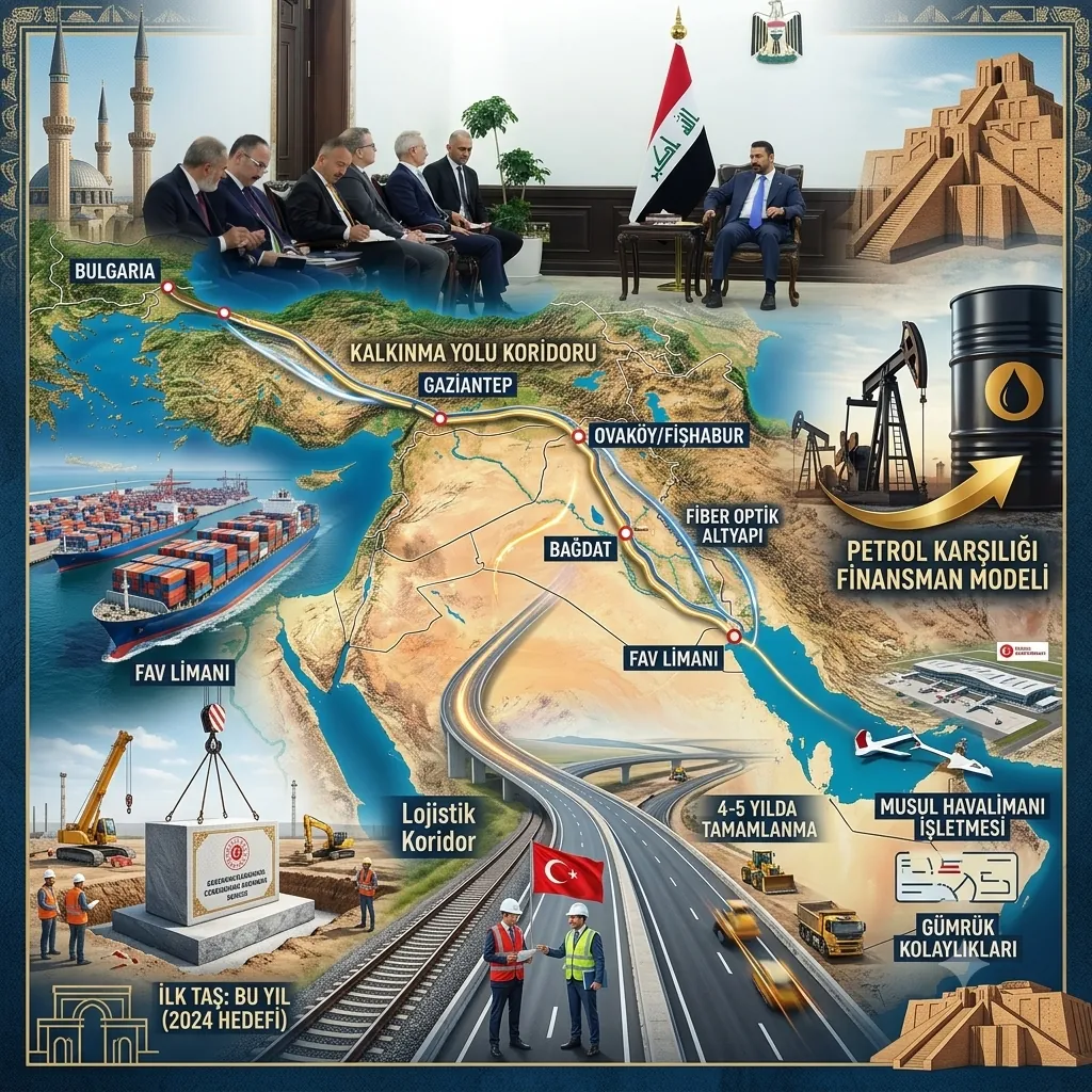 Kalkınma Yolu Projesi'nde Kritik Eşik: İlk Kazma Bu Yıl Vuruluyor, Türkiye-Irak Dev Projesinde Yeni Dönem