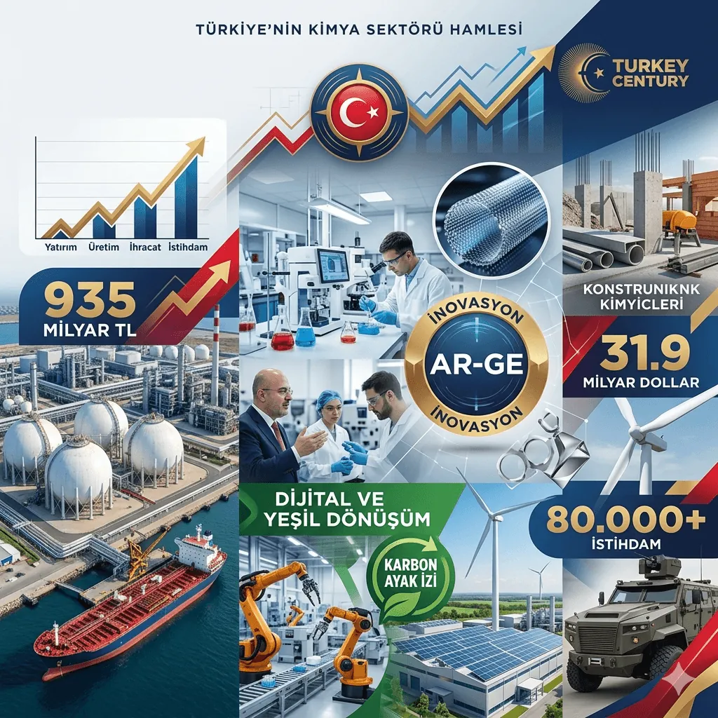 Kimya Sektöründe Tarihi Atılım: 935 Milyar TL’lik Yatırımın Önü Açıldı, Türkiye Küresel Üretim Gücünü Artırıyor