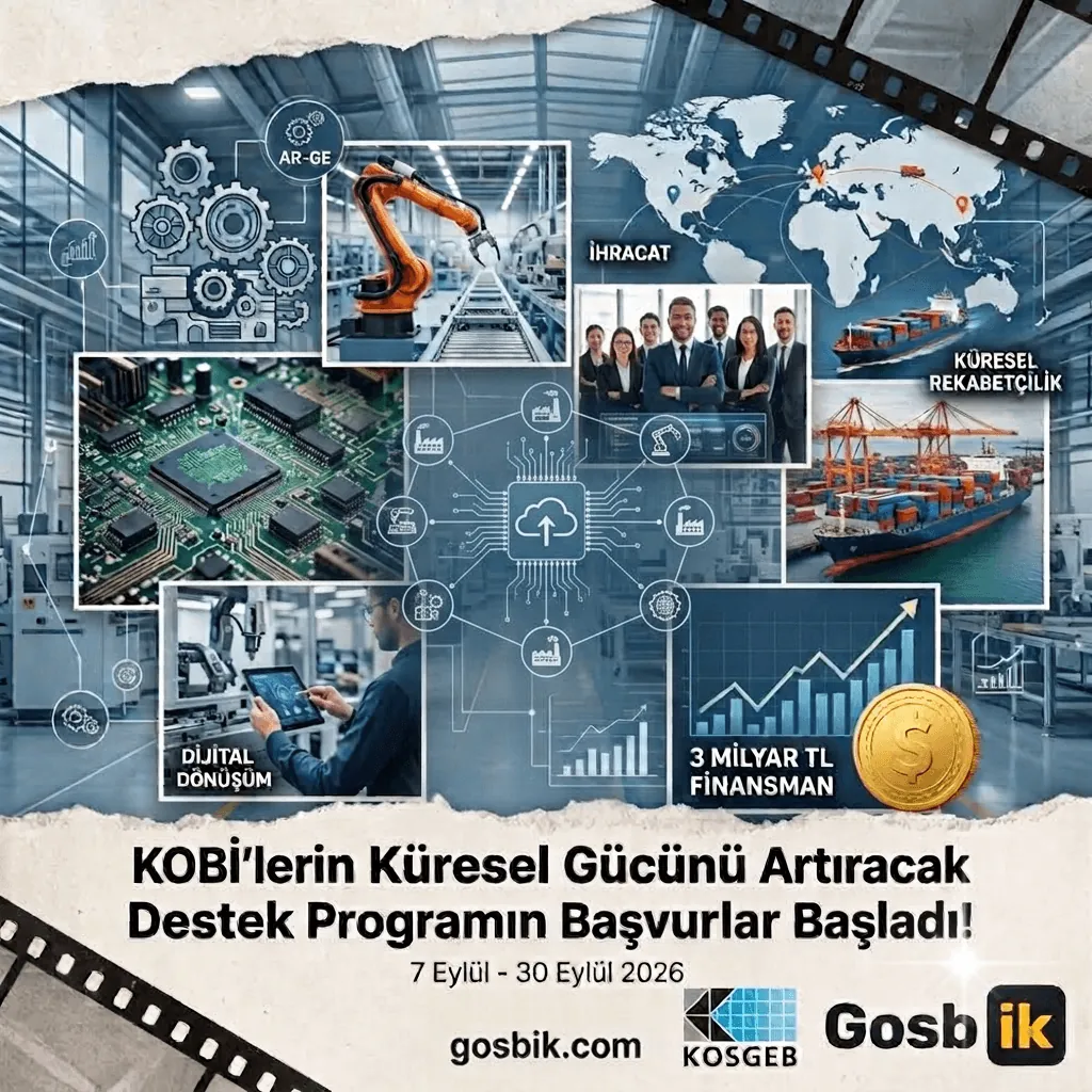 KOBİ’lere 75 Milyon TL’ye Kadar Dev Destek! KOSGEB Küresel Rekabetçilik Programı Başvuruları Başladı