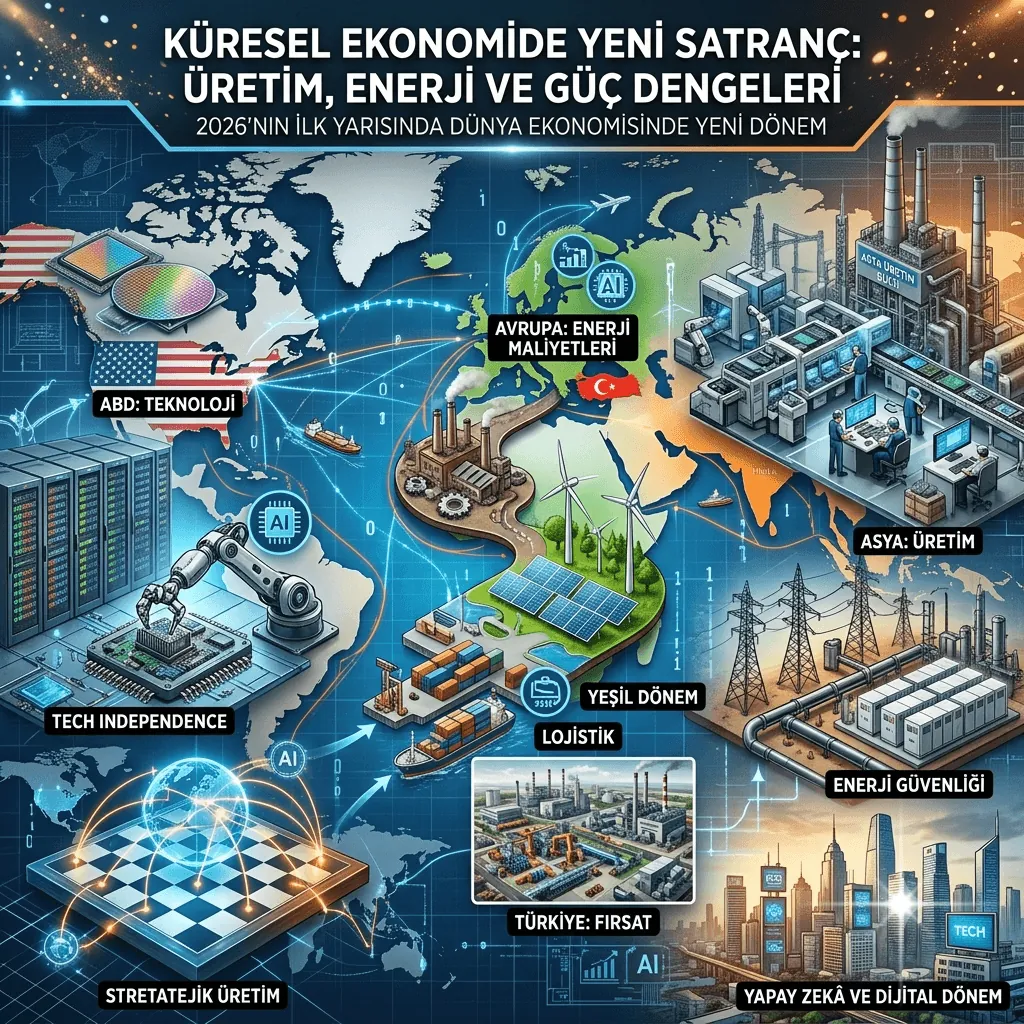 Küresel Ekonomide Yeni Satranç: Üretim ve Güç Dengeleri Değişiyor
