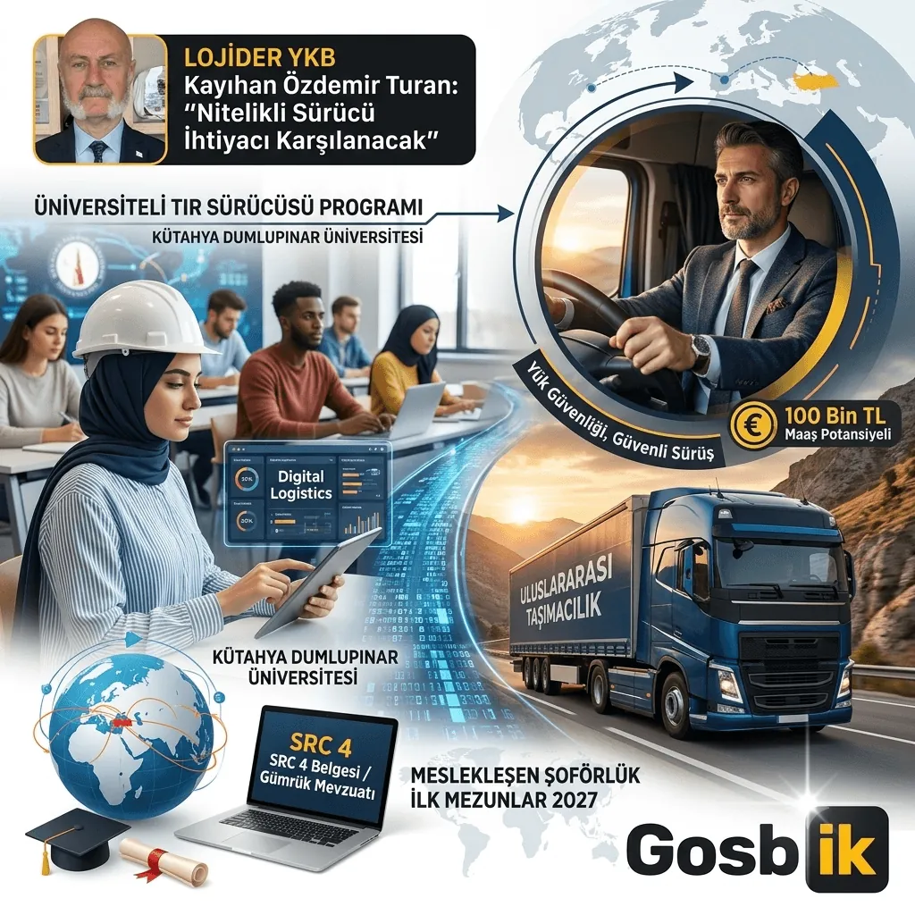 Lojistikte Tır Şoförü Dönemi Değişiyor! Üniversitede Eğitim Alacaklar, 2027’de Mezun Olup 100 Bin TL Maaşla İşe Başlayabilecek
