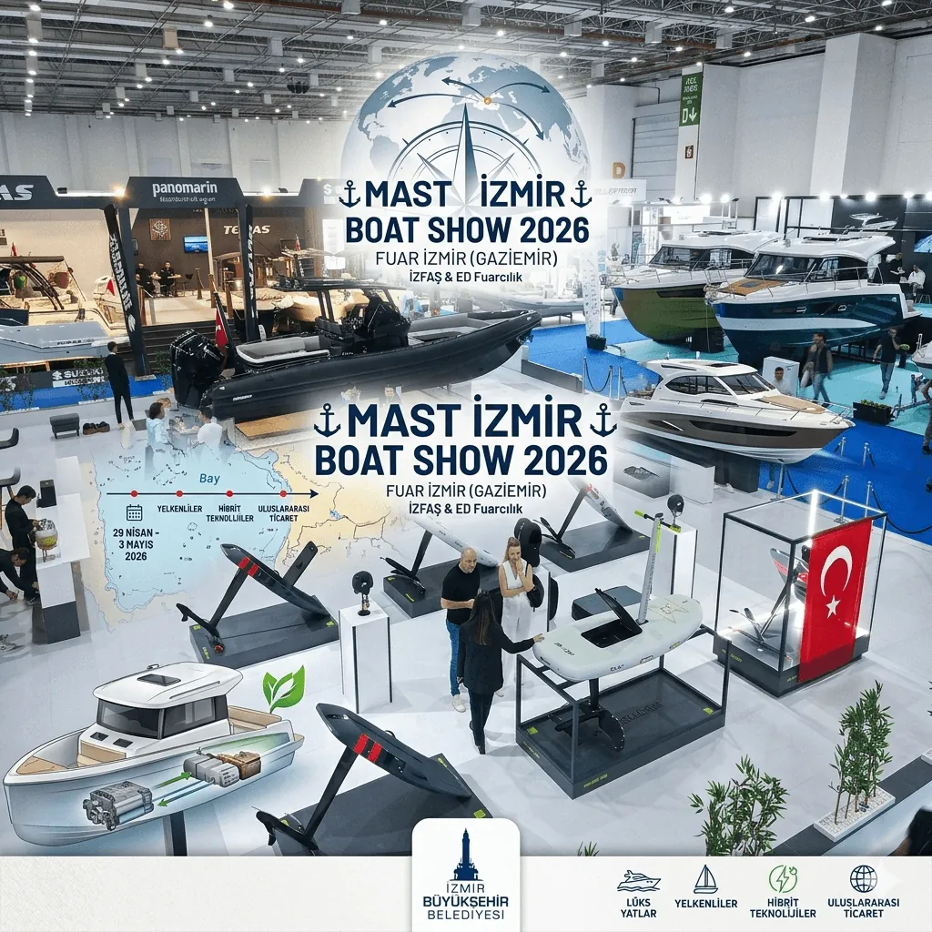 MAST İzmir Boat Show 2026 Başlıyor: Türkiye’nin En Büyük Denizcilik Fuarı 500+ Marka ve Uluslararası Katılımla Açılıyor