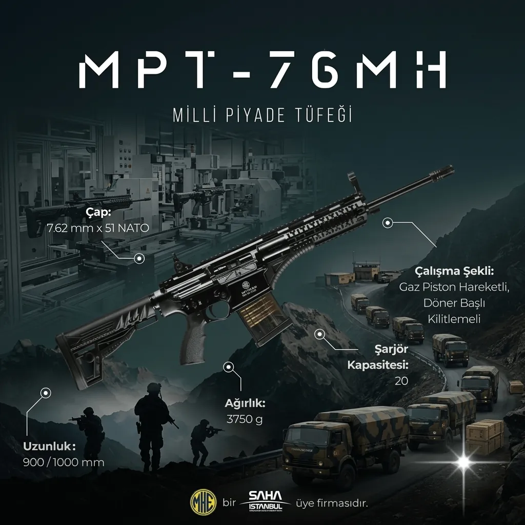 MKE'den Kara Kuvvetlerine Dev Teslimat: Yerli MPT-76 MH Mehmetçiğin Gücüne Güç Katacak
