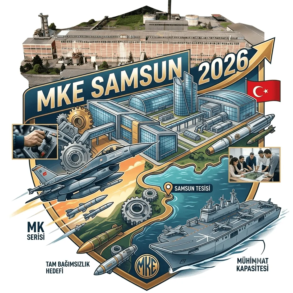 MKE’den Savunma Sanayisine Dev Hamle! Samsun’daki Yeni Üretim Tesisi 2026’da Faaliyete Geçiyor