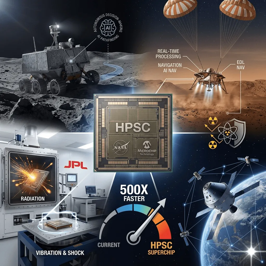 NASA’dan Tarihi Teknoloji Hamlesi: Yeni Süperçip Uzayda 500 Kat Daha Güçlü Performans Sunacak