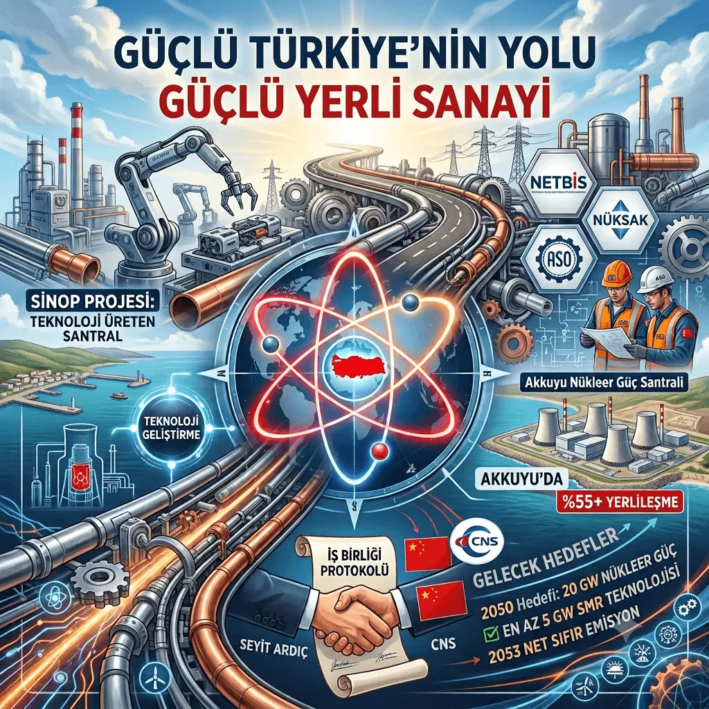 Nükleer Sanayide Tarihi Dönem! Türkiye Yerli Üretim Hamlesiyle Küresel Tedarik Zincirinde Güçleniyor
