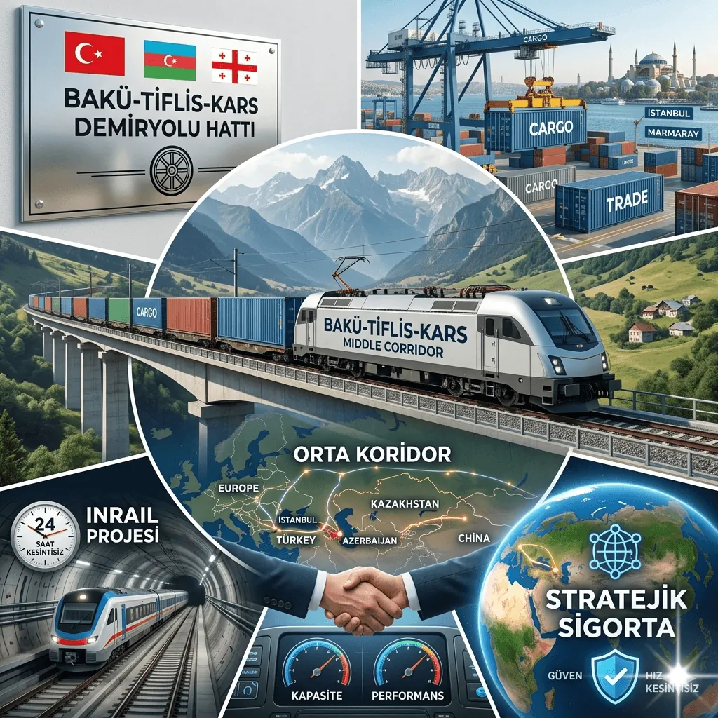 Orta Koridor Güçleniyor: Bakü-Tiflis-Kars Demiryolu Hattında Yeni Dönem Başladı! Türkiye, Gürcistan ve Azerbaycan'dan Küresel Ticarete Stratejik Hamle