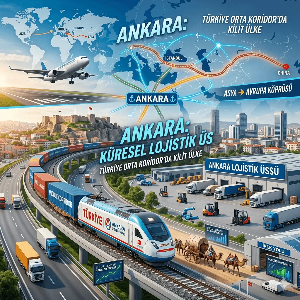 Orta Koridor’da Türkiye Kilit Ülke: Ankara Lojistik Üs Olma Yolunda Güçleniyor