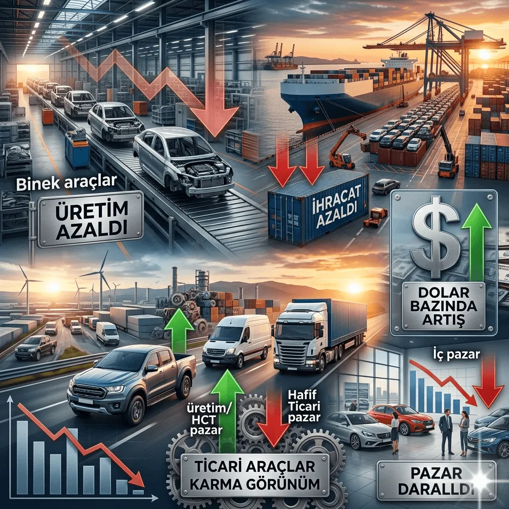 OSD 2026 Otomotiv Verileri Açıklandı: Üretim ve İhracatta Düşüş, Ticari Araçta Karma Seyir