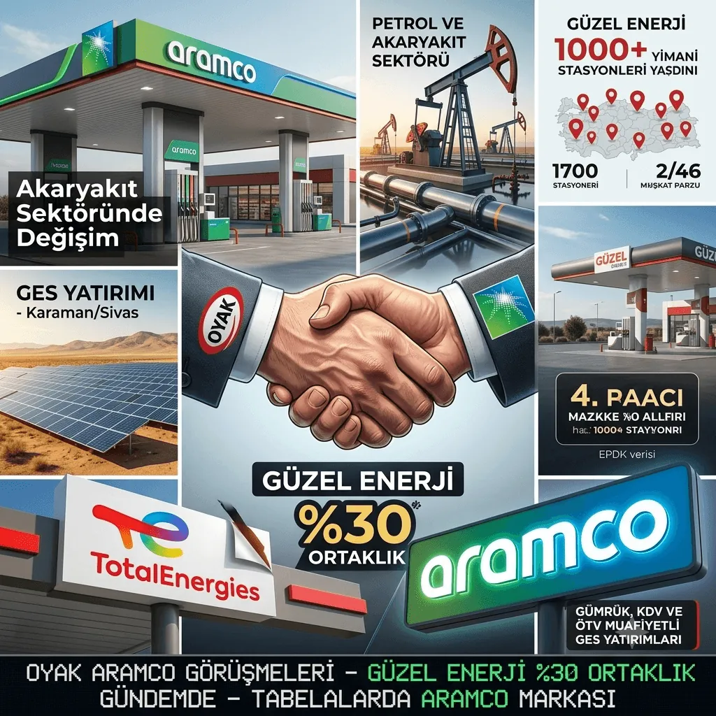OYAK ile Aramco Ortaklığında Kritik Aşama: Güzel Enerji’ye Yüzde 30 Ortaklık ve Türkiye’de Aramco Tabelası Gündemde
