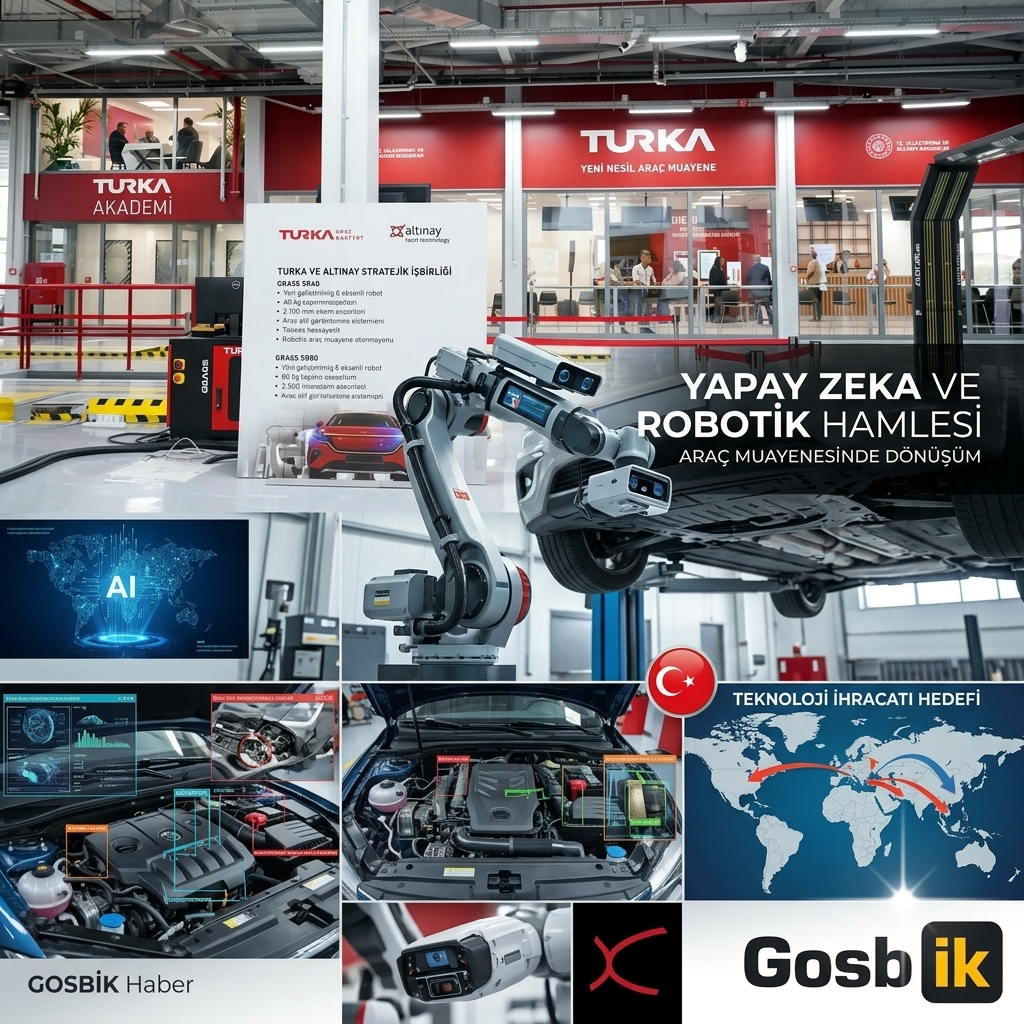 Araç muayenesinde yeni dönem: Turka ve Altınay Robot'tan yapay zeka ve robotik hamlesi