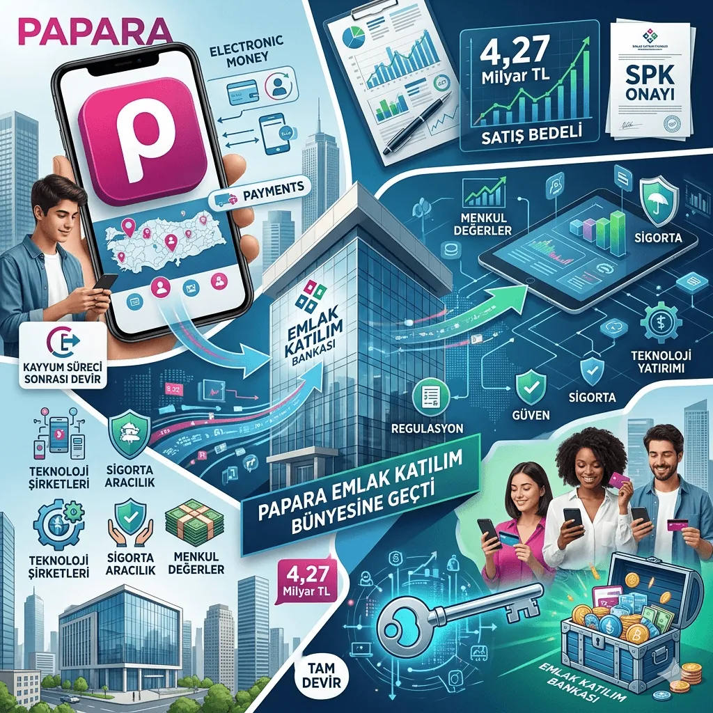 Papara Resmen Satıldı! 4,27 Milyar TL’lik Dev Anlaşmayla Yeni Sahibi Emlak Katılım Bankası Oldu