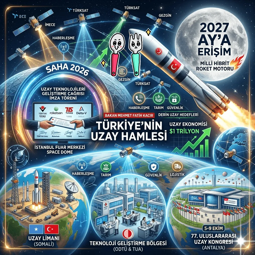 SAHA 2026’da Tarihi Uzay Hamlesi: Türkiye 2027’de Ay’a Gitmeye Hazırlanıyor