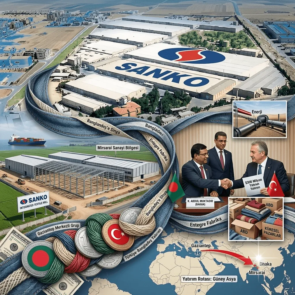 Sanko’dan 300 Milyon Dolarlık Dev Yatırım! Bangladeş’te Entegre Tekstil Fabrikası Kuruyor