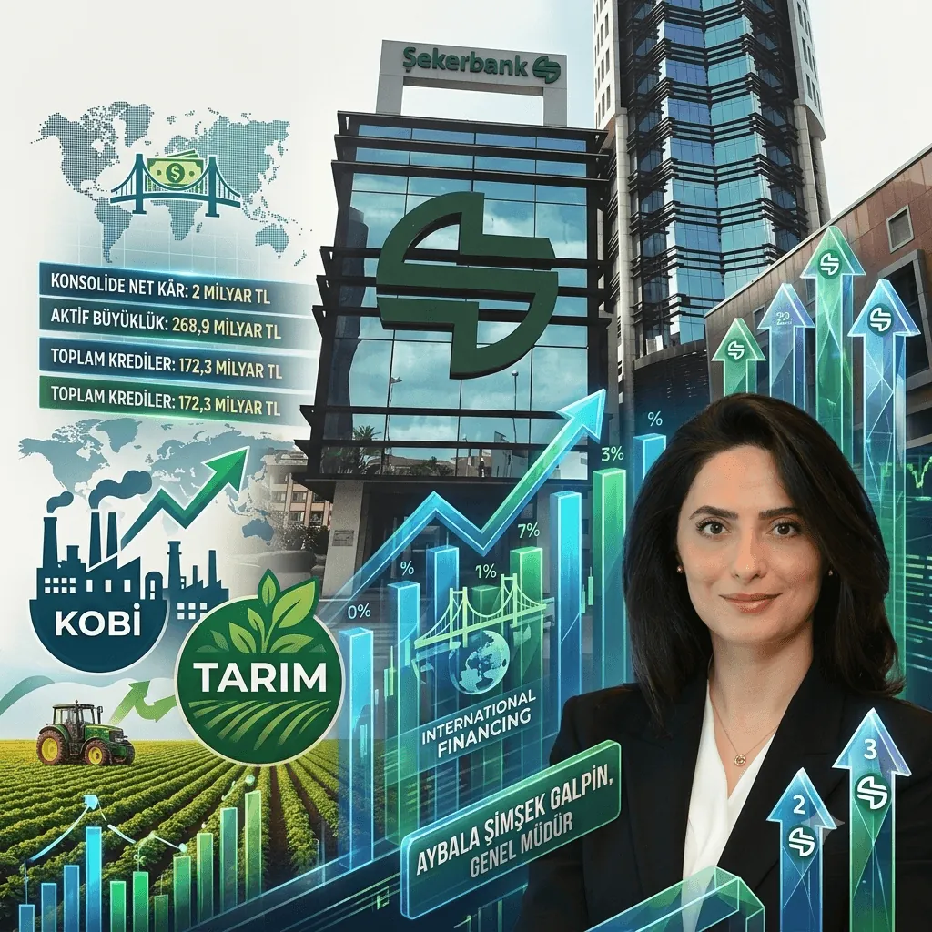Şekerbank'tan Güçlü İlk Yarı Performansı: Net Kâr 2 Milyar TL'ye, Ekonomiye Destek 172,3 Milyar TL'ye Ulaştı