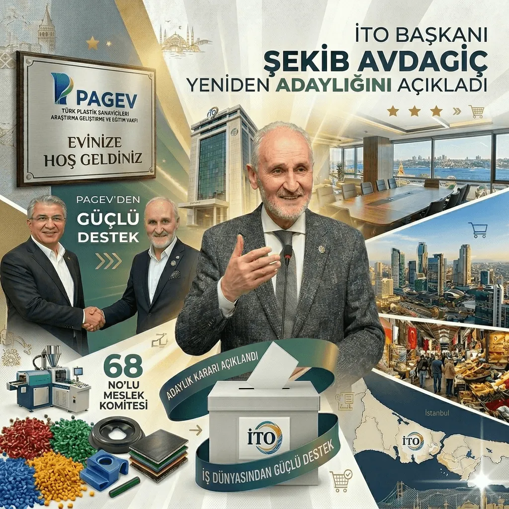 Şekib Avdagiç Yeniden Adaylığını Açıkladı: PAGEV’den Güçlü Destek, İTO Seçimlerinde Yeni Dönem Başlıyor