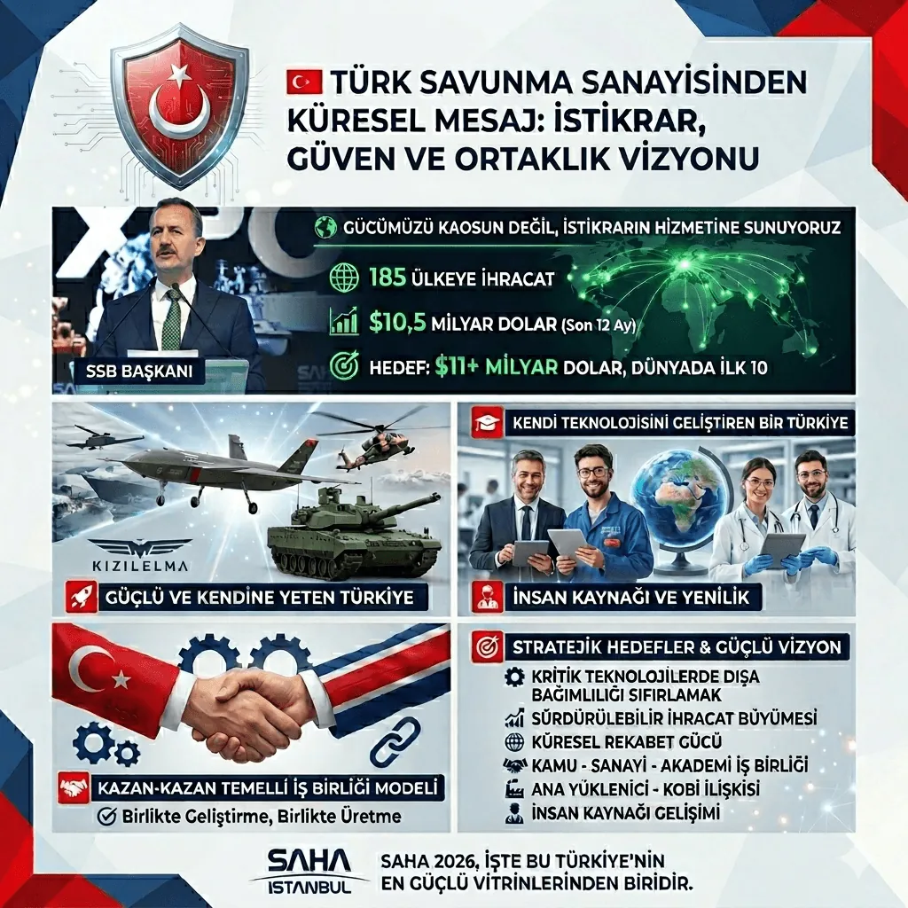 SSB Başkanı Haluk Görgün: Türkiye 11 Milyar Dolarla Savunma İhracatında İlk 10’u Hedefliyor