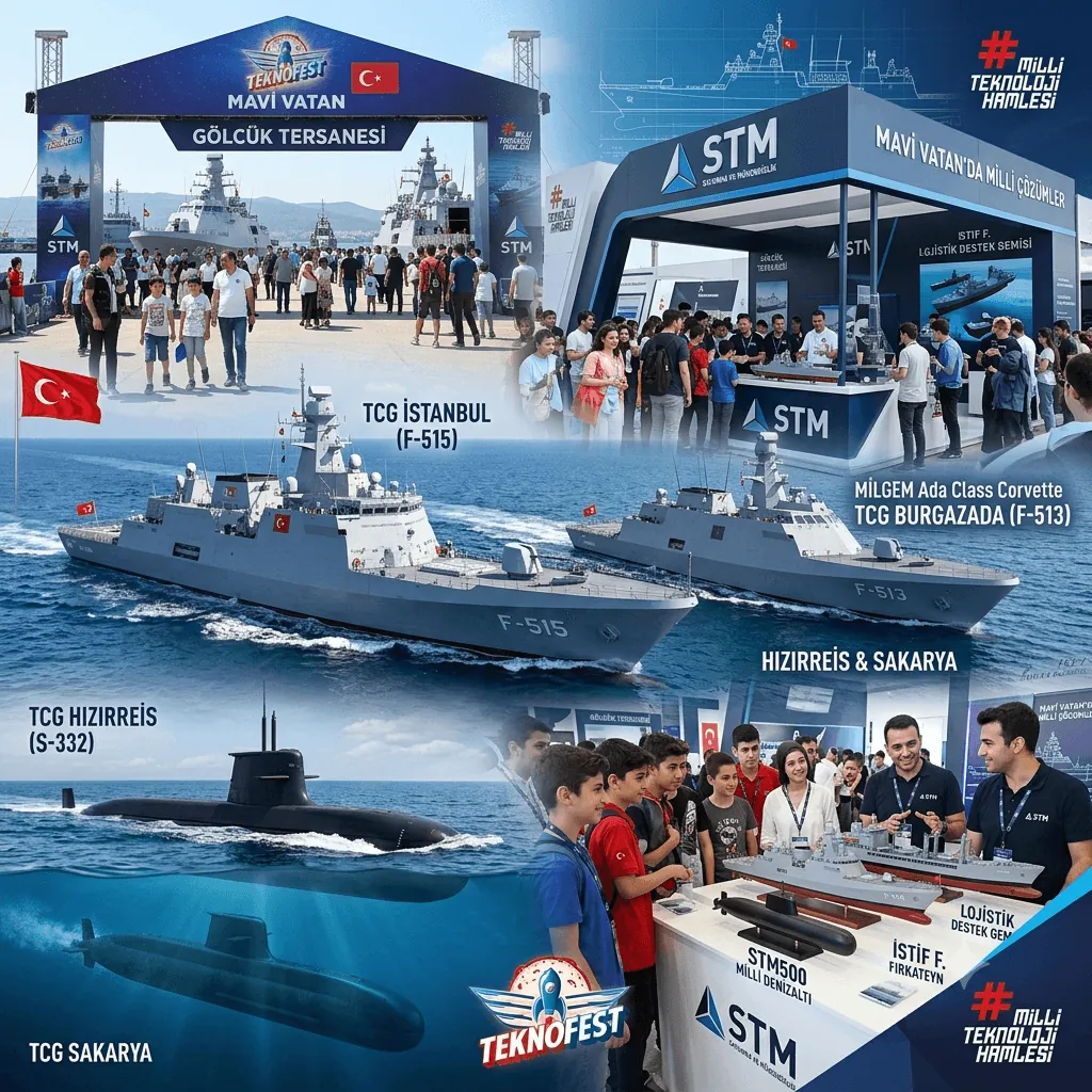 STM, TEKNOFEST Mavi Vatan’da milli denizcilik gücünü sergileyecek: TCG İSTANBUL ve STM500 öne çıkıyor