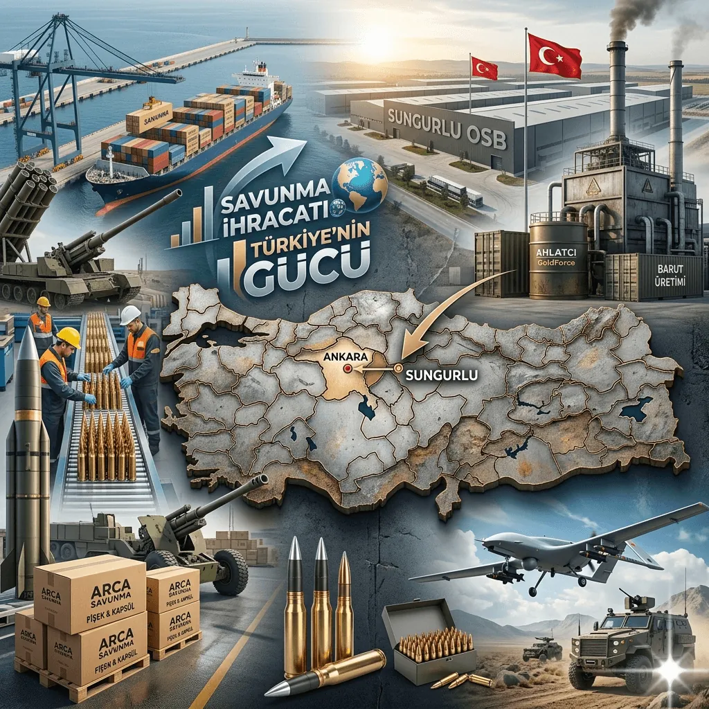 Sungurlu Savunma Sanayi Atılımı: Türkiye’nin İhracat Gücünde Yeni Merkez
