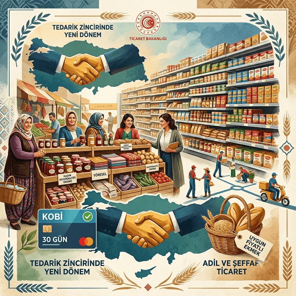 Ticaret Bakanlığı'ndan Perakende Ticarette Yeni Dönem: Zincir Marketler, Kadın Kooperatifleri ve Ekmek Fiyatlarını Etkileyecek Düzenleme Geliyor