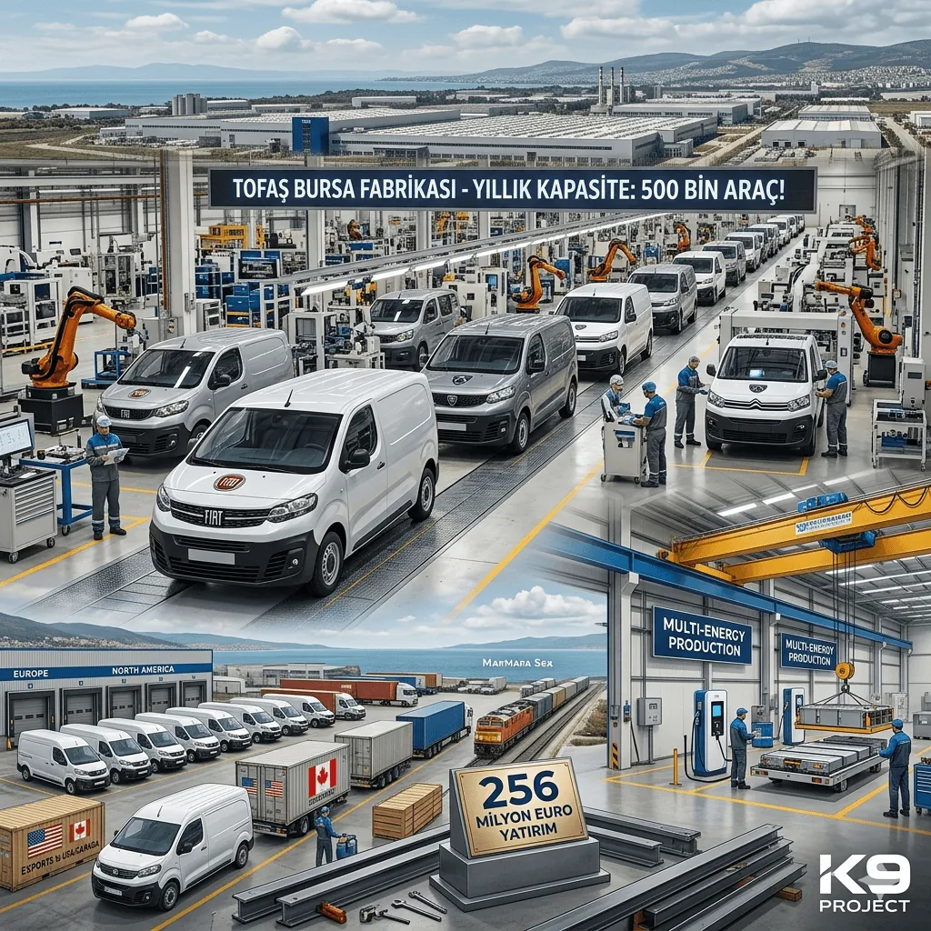 Tofaş Üretim Kapasitesini 500 Bin Araca Çıkardı: Türkiye Otomotiv Sanayisinde Stratejik Büyüme Hamlesi