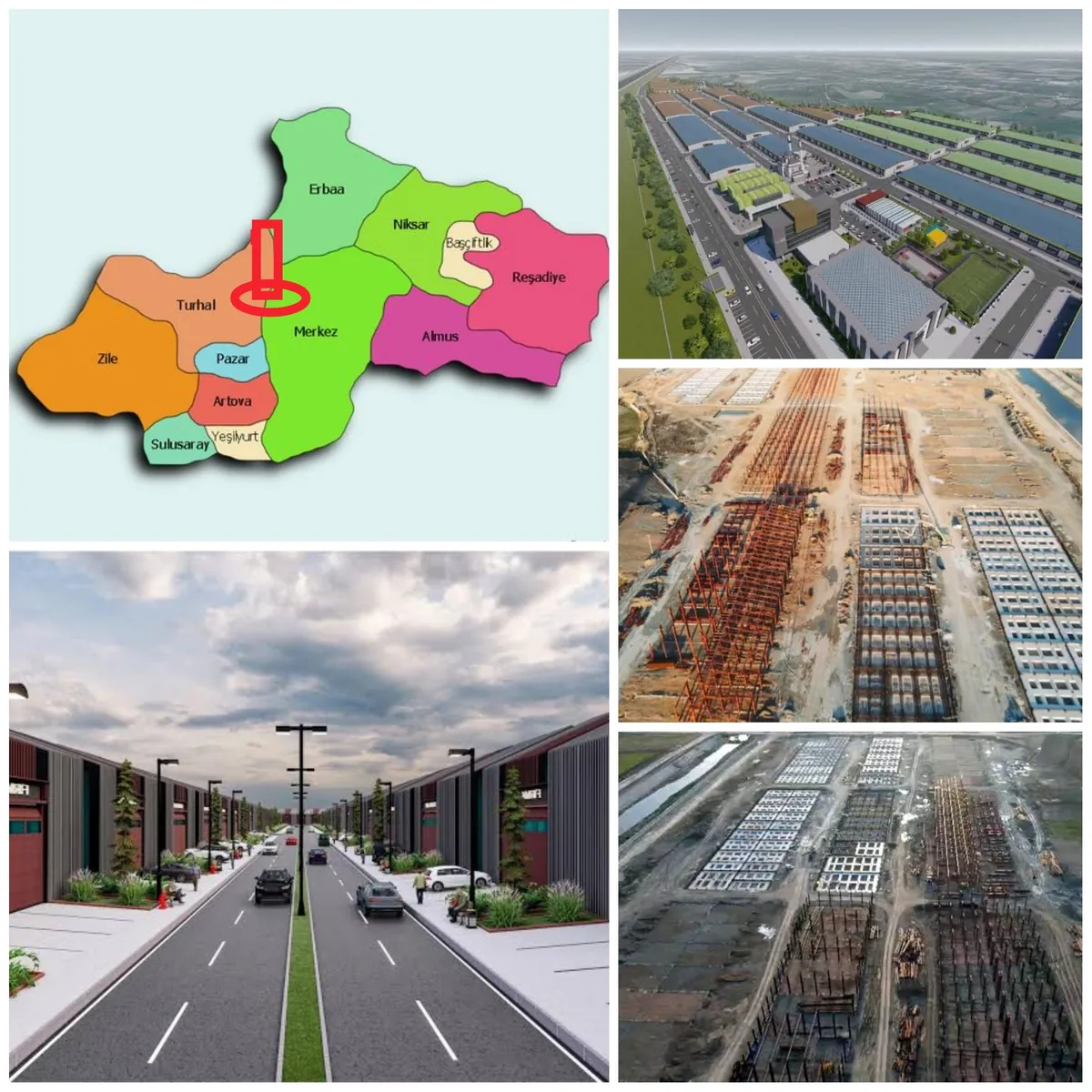 Tokat’ta Dev Dönüşüm! Yeni Nesil Yeşil Sanayi Sitesi Türkiye’ye Örnek Olacak, Yatırım Kapsamında ki 22 Şehrin ilki Tokat Oldu