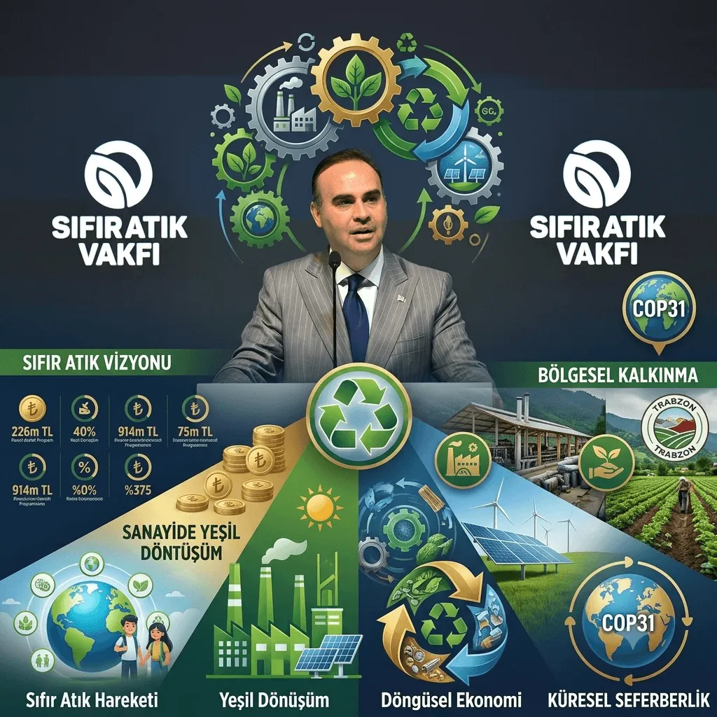 Trabzon’da Sıfır Atık ve Yeşil Dönüşüm Hamlesi: 14,6 Milyar TL’lik 56 Proje ve COP31 Vurgusu