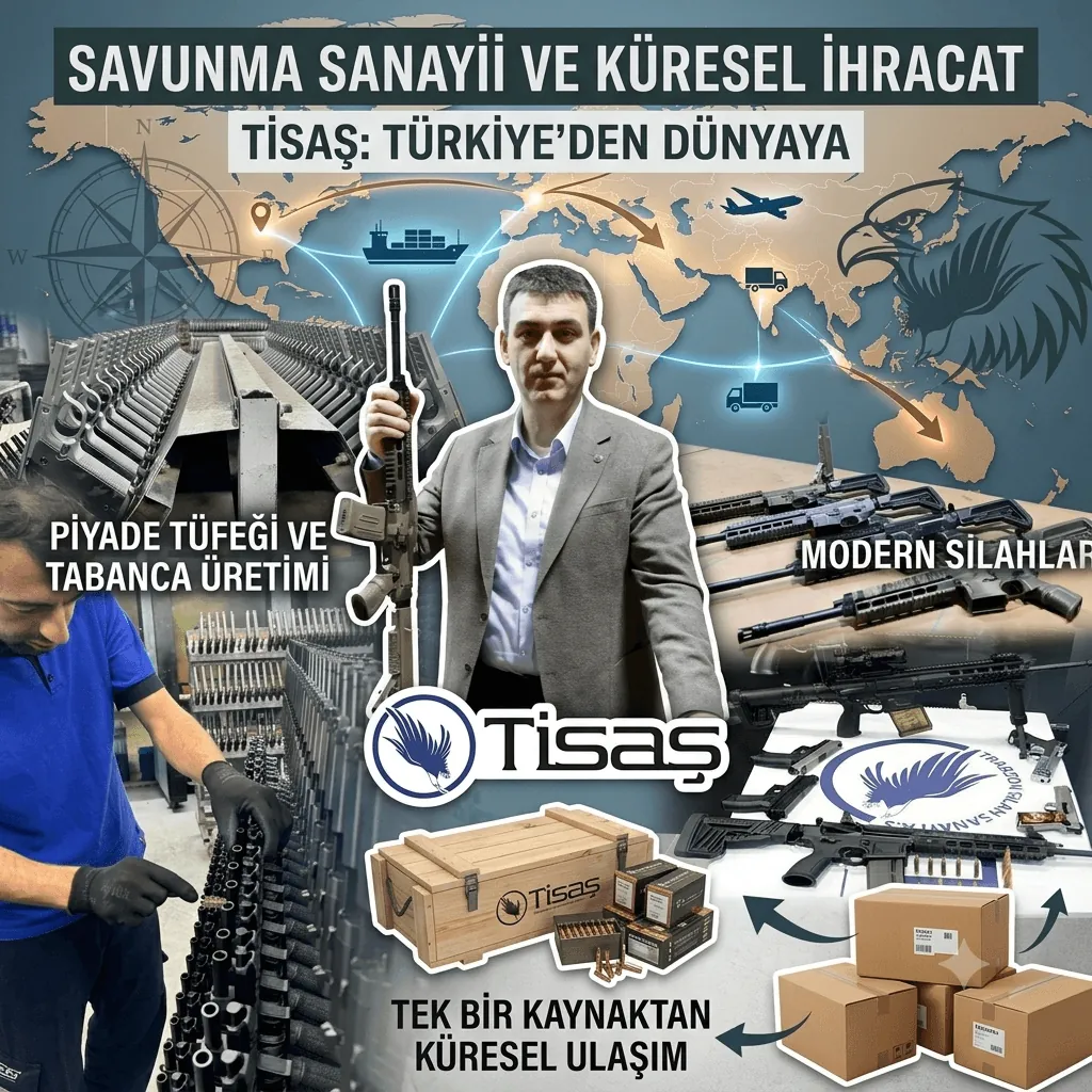 Trabzon’dan 76 Ülkeye Savunma İhracatı: TİSAŞ’tan 160 Bin Silahlık Küresel Başarı