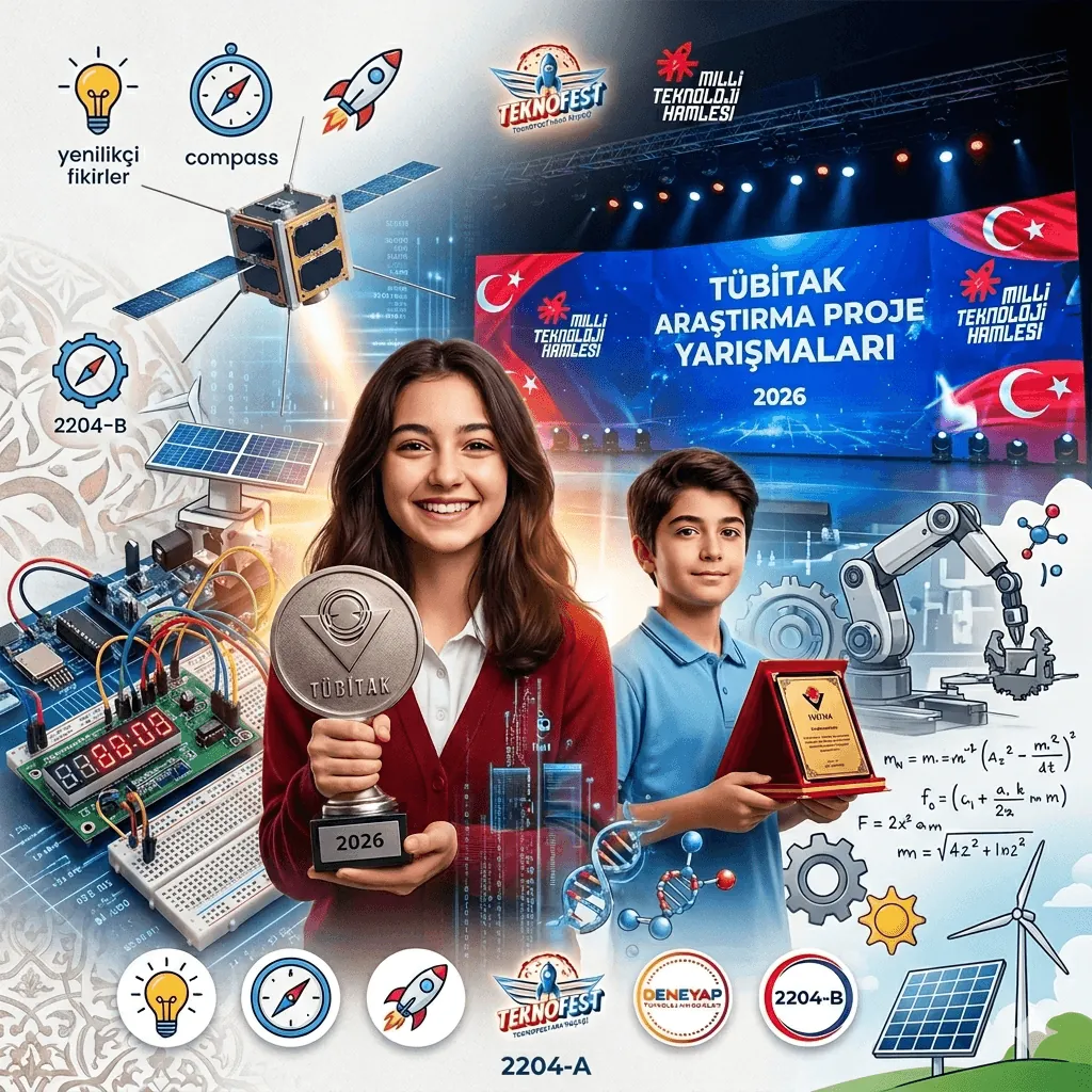 TÜBİTAK Proje Yarışmalarında Büyük Final: Binlerce Öğrenci Bilimle Yarıştı, Ödüller Sahiplerini Buldu
