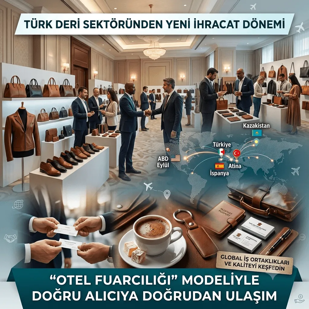 Türk Deri Sektöründen İhracatta Yeni Dönem: “Otel Fuarcılığı” Modeliyle Doğru Alıcıya Doğrudan Ulaşım