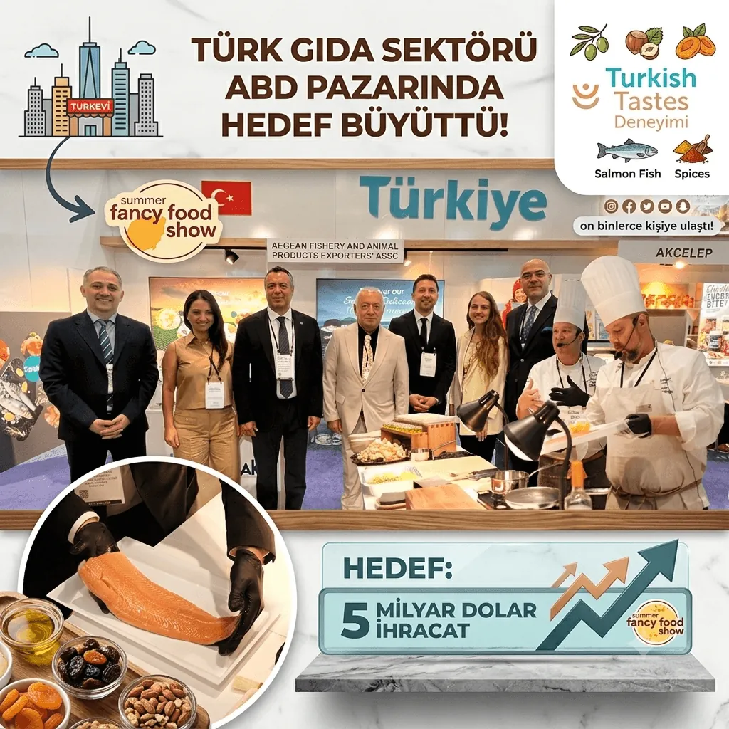 Türk Gıda Sektöründen ABD Pazarında Dev Hedef: 5 Milyar Dolarlık İhracat Atağı Güçleniyor
