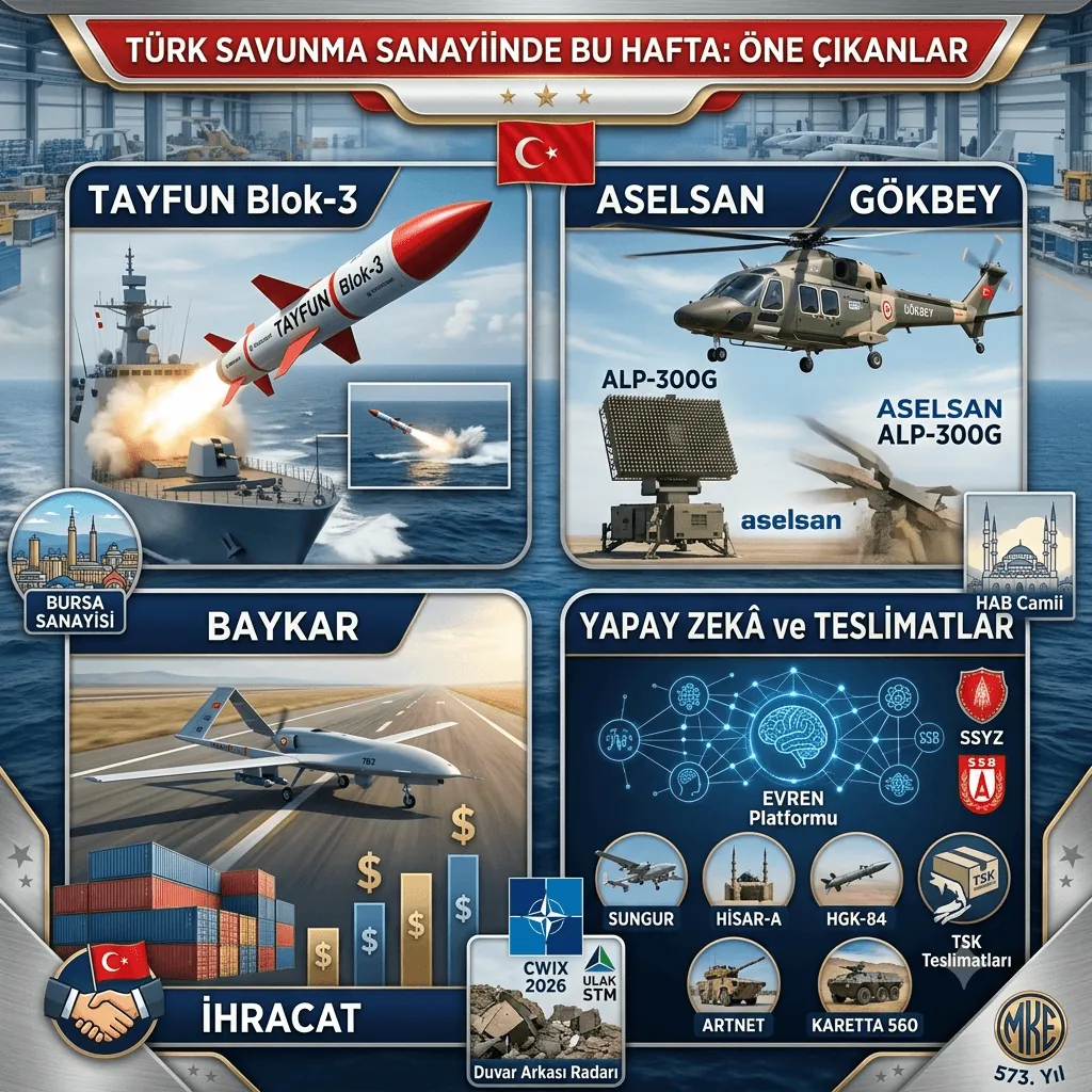 Türk Savunma Sanayiinde Bu Hafta Damga Vuran Gelişmeler! TAYFUN Blok-3, GÖKBEY, ASELSAN ve NATO Hamleleri Gündem Oldu