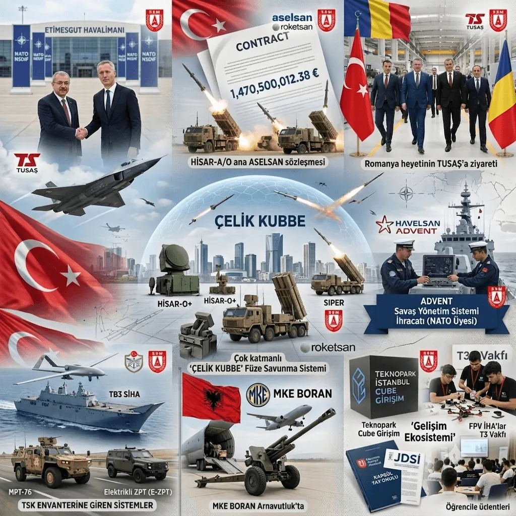 Türk Savunma Sanayiinde Kritik Hafta! NATO Zirvesi, 1,47 Milyar Euroluk Sözleşme ve Yeni İhracatlar Dikkat Çekti