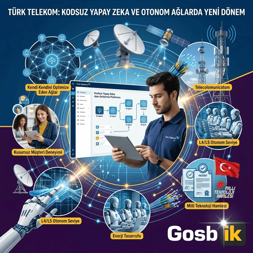 Türk Telekom’dan yapay zeka devrimi: Ağlar kendi kendini onaracak, L5 otonom seviyeye çıkacak