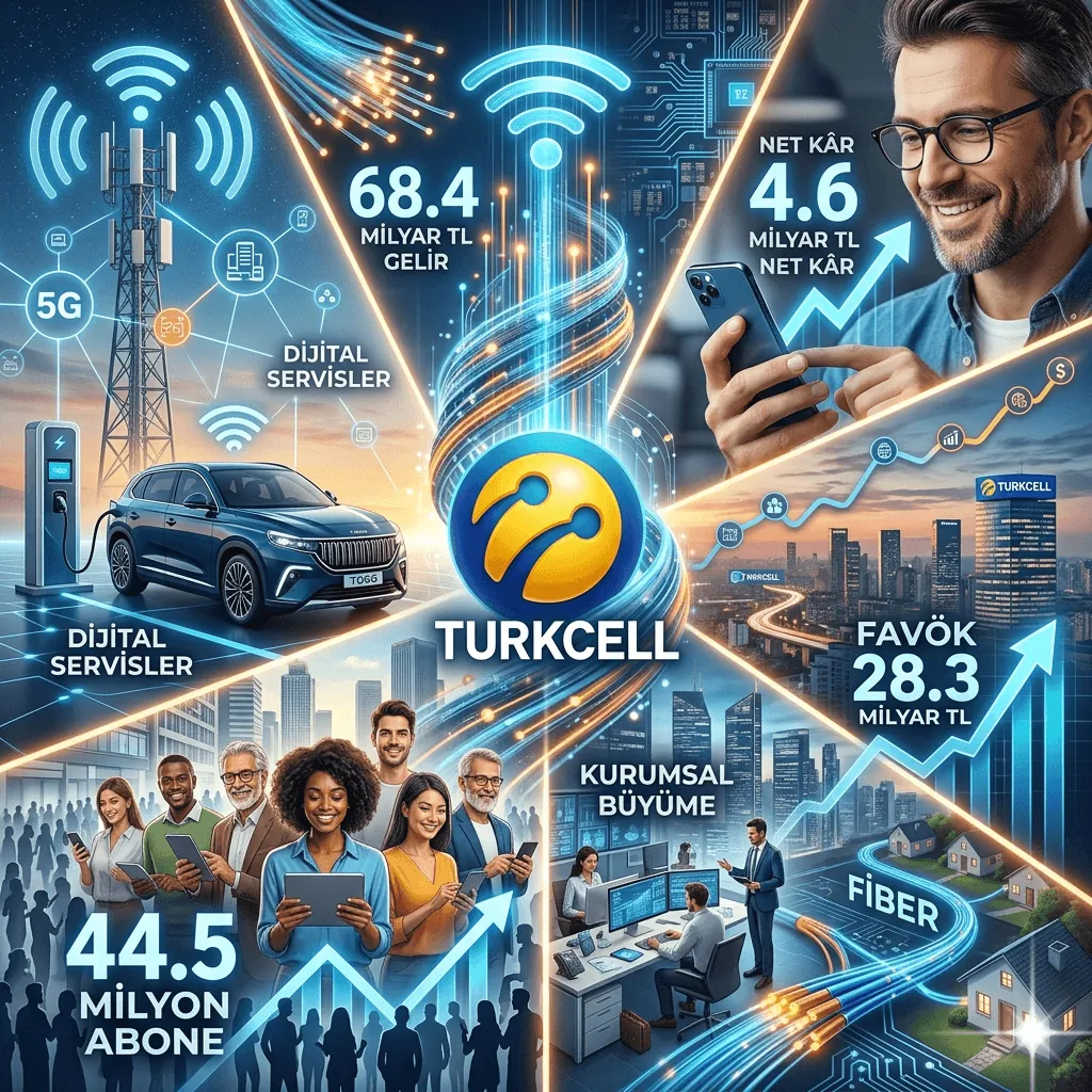 Turkcell’den 2026 İlk Çeyreğinde Güçlü Finansal Performans: Net Kâr 4,6 Milyar TL’ye Yükseldi, 5G ve Dijital Servisler Büyümeyi Taşıdı