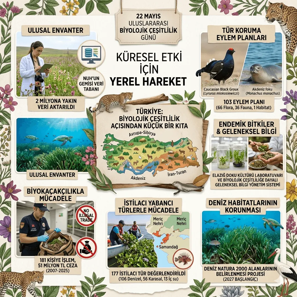 Türkiye Biyolojik Çeşitlilikte “Küçük Kıta” Konumunda! Bakan Yumaklı’dan Kritik Doğa ve Biyokaçakçılık Açıklaması