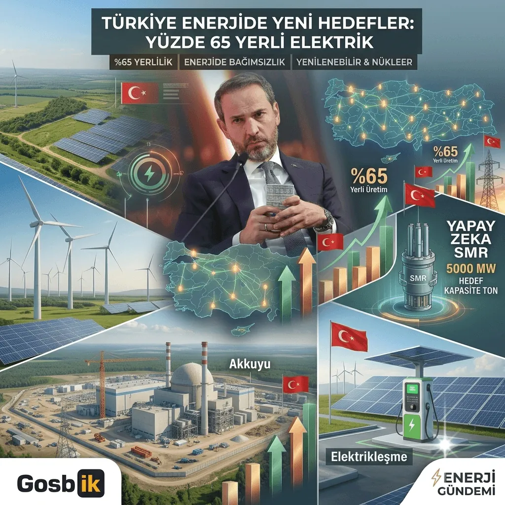 Türkiye Elektrikte Yüzde 65 Yerliliğe Ulaştı! Bakan Bayraktar Enerjide Yeni Dönemin Hedeflerini Açıkladı