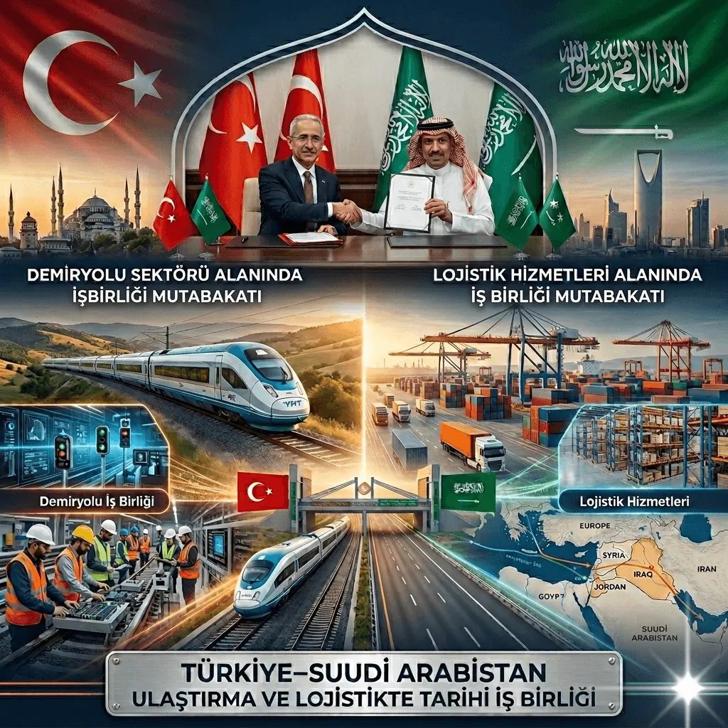 Türkiye ile Suudi Arabistan Arasında Ulaştırma ve Lojistikte Tarihi İş Birliği: Demiryolu ve Transit Taşımacılıkta Yeni Dönem