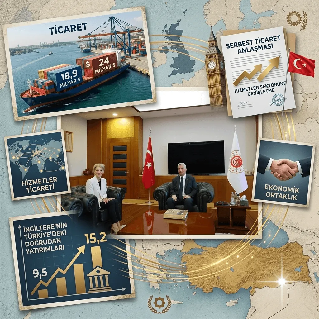 Türkiye-İngiltere Ticareti 24 Milyar Dolara, Yatırımlar 15,2 Milyar Dolara Ulaştı! Bakan Bolat’tan Kritik Açıklama