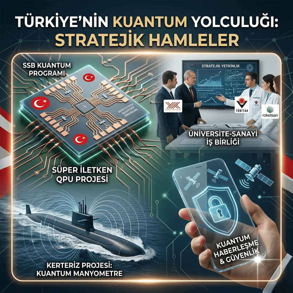 Türkiye Kuantum Teknolojilerinde Tarihi Adım Attı: Yerli Kuantum İşlemci ve KERTERİZ Projesi Hayata Geçiyor