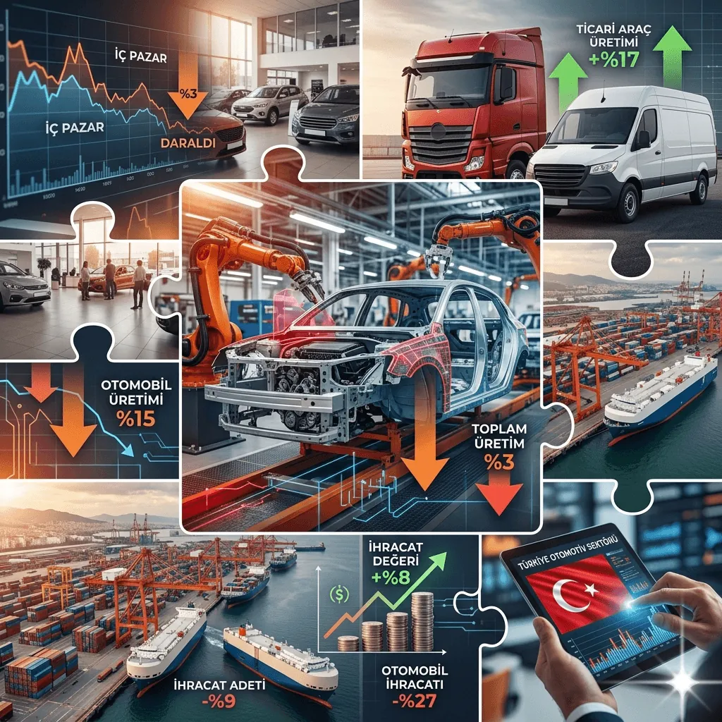 Türkiye Otomotiv Sektöründe Karışık Tablo | Üretim ve Otomobil İhracatı Gerilerken Ticari Araçlarda Dikkat Çeken Artış (Ocak-Nisan 2026)